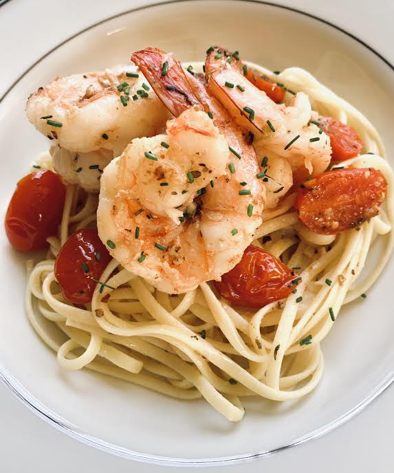 garlic shrimp with tomatoes
