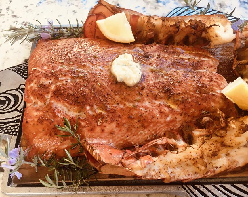 Potlatch Salmon Grilled on a Cedar Plank