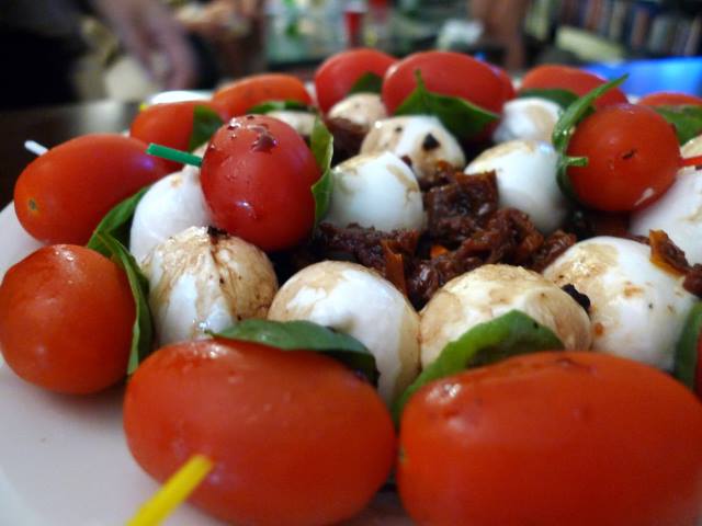 Tomato and Mozzarella Skewers