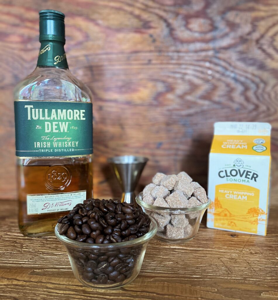 Ingredients for coffees
