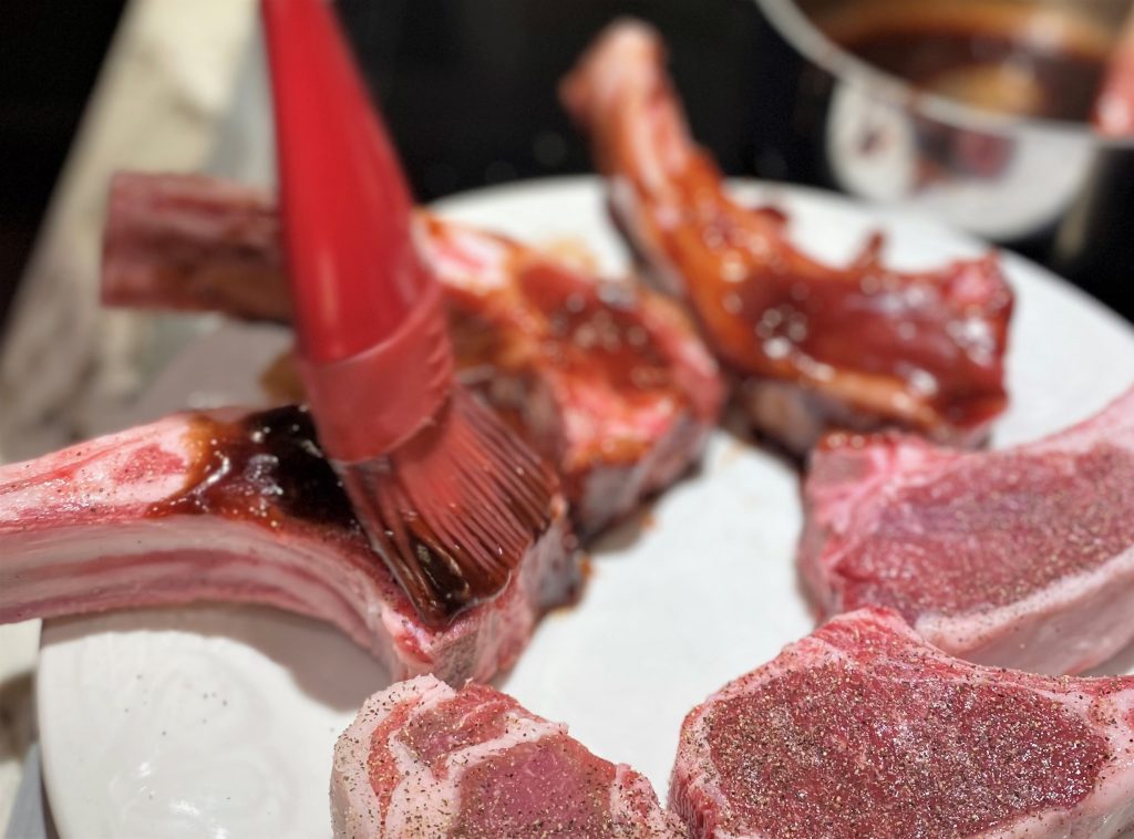 Glaze Lamb Chops