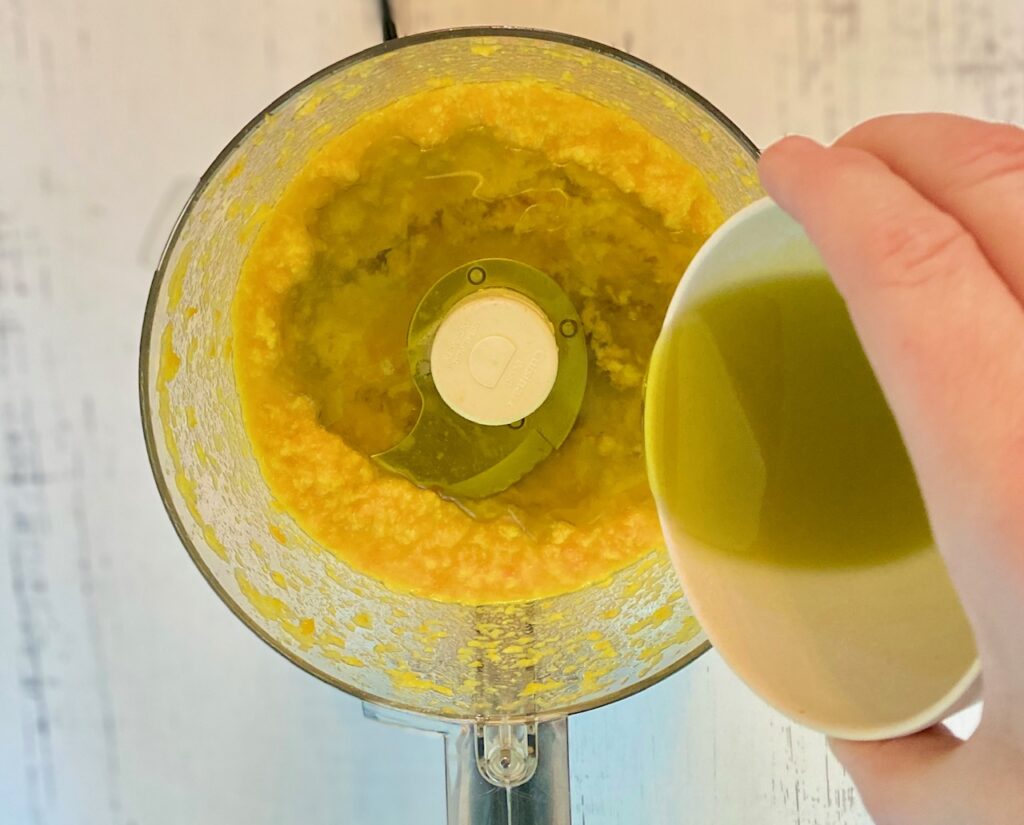 Adding EVO to oranges in a processor bowl
