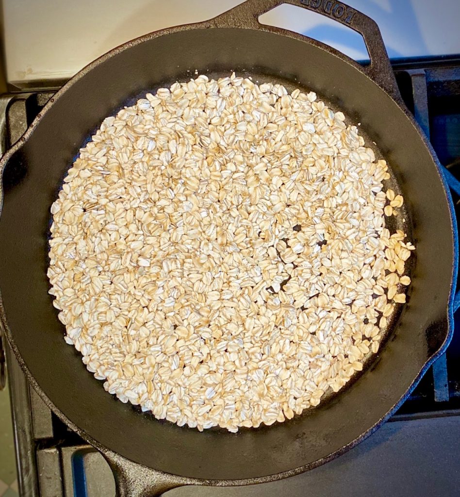 Toasting Oats