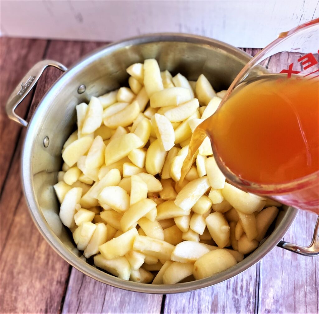 Add apple juice/cider
