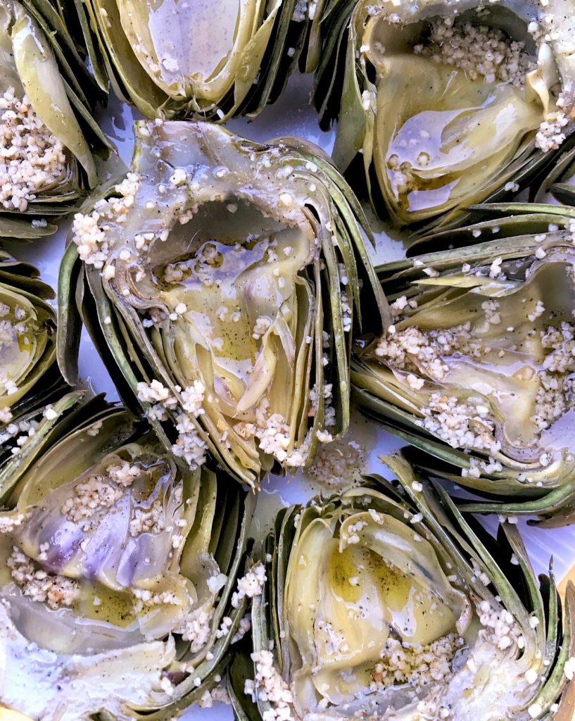 Marinated artichokes