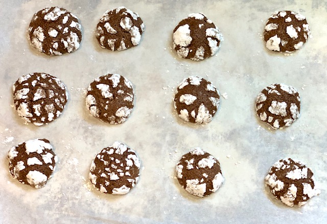 baked crinkle cookies 