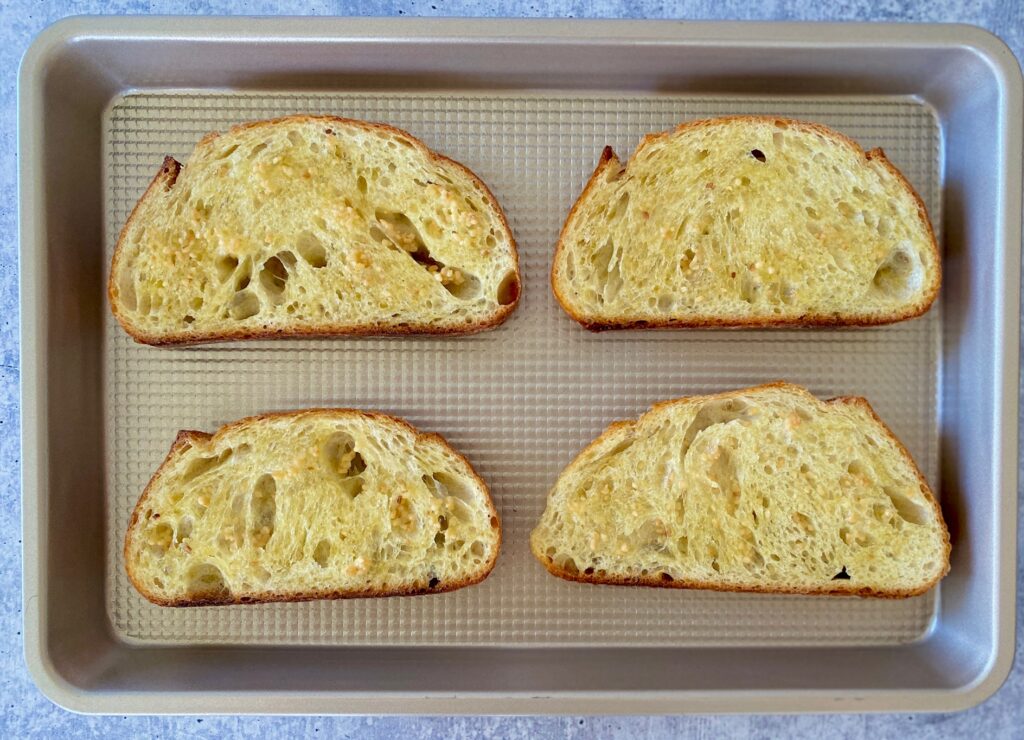 baked garlic bread