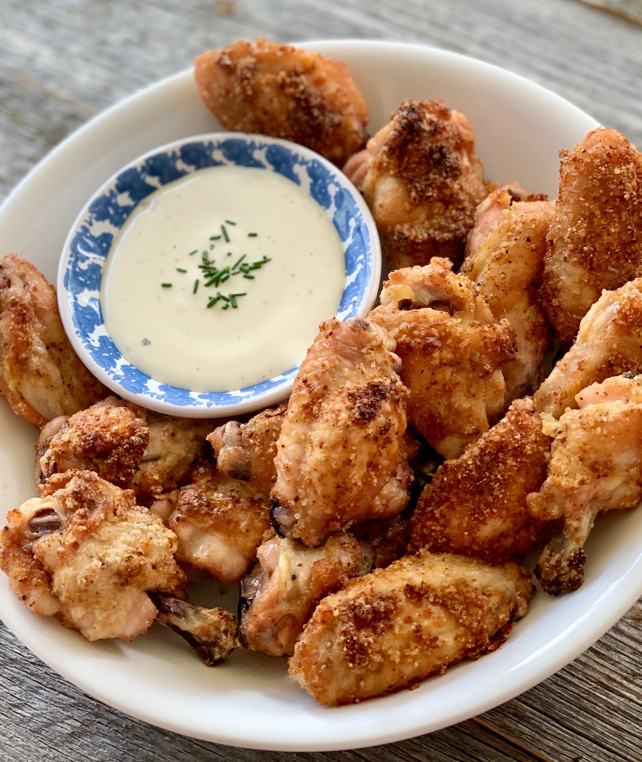 Oven baked wings