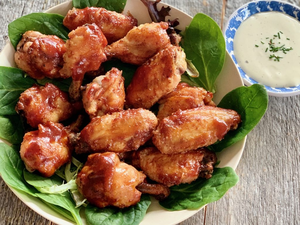 BBQ Wings with ranch
