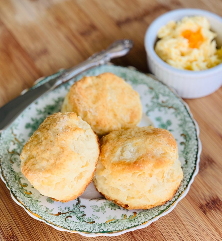 Baking Powder Biscuits and Orange Honey Butter