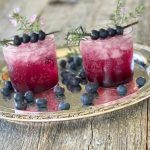 2 Blueberry Vodka Cocktails