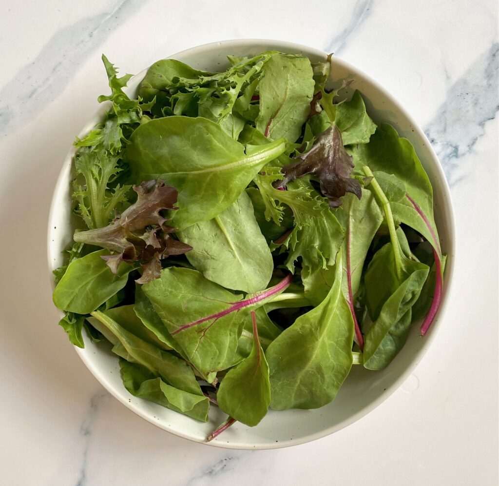 bowl of lettuce