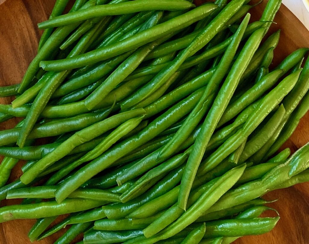 bunch of green beans