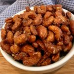 Honey Roasted Cashews in bowl