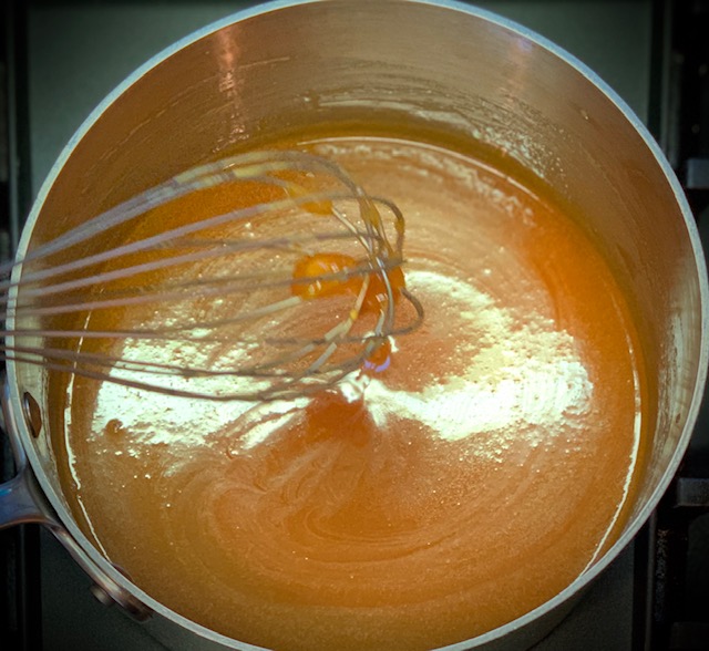Caramel Step 7 - cooling caramel