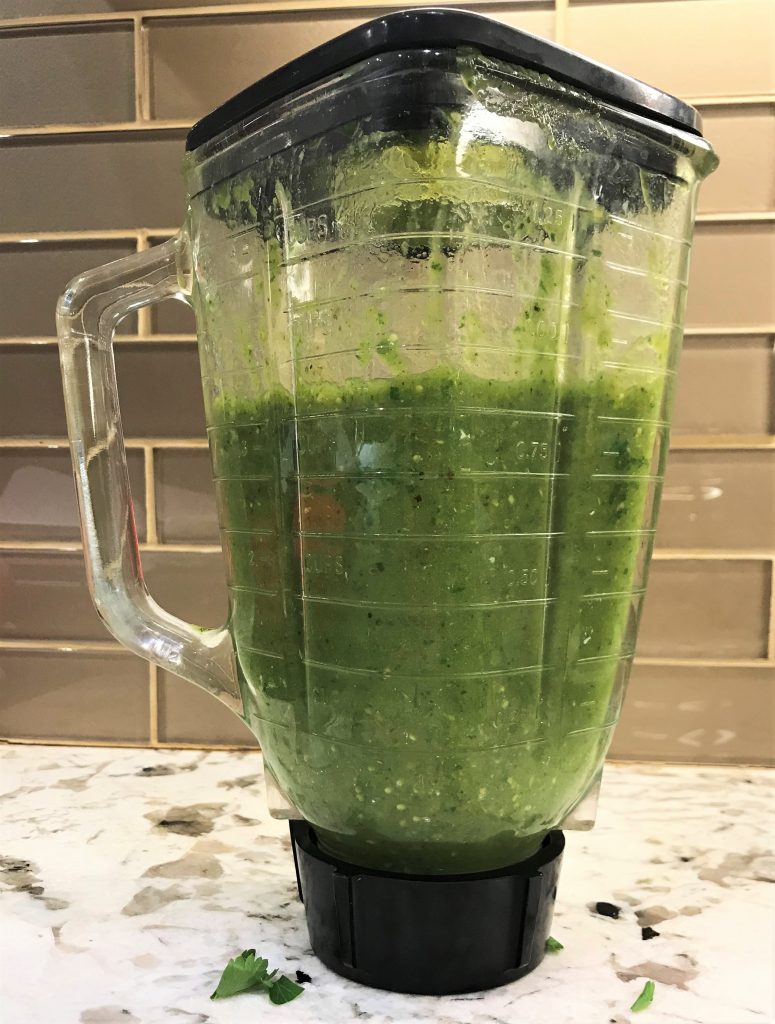 Blended Tomatillo Sauce