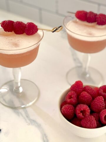 2 classic french martinis