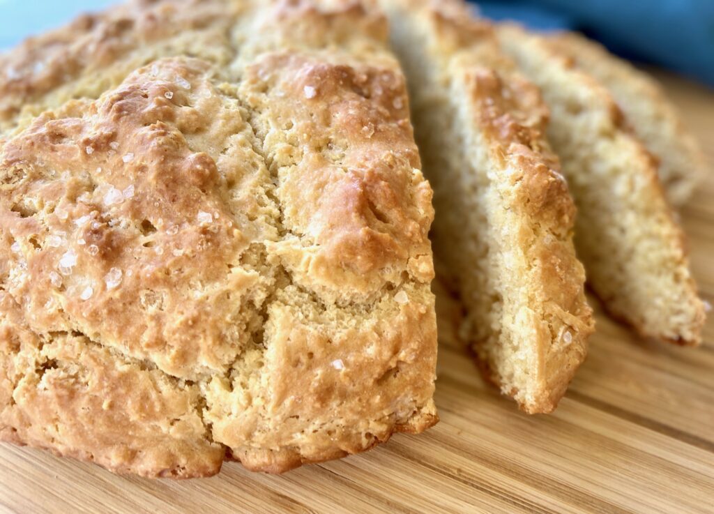 close up of Irish bread