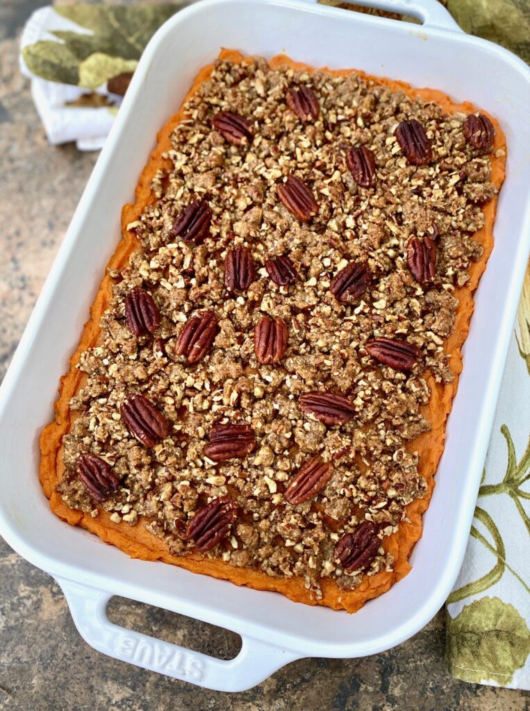 Baked Sweet potato casserole