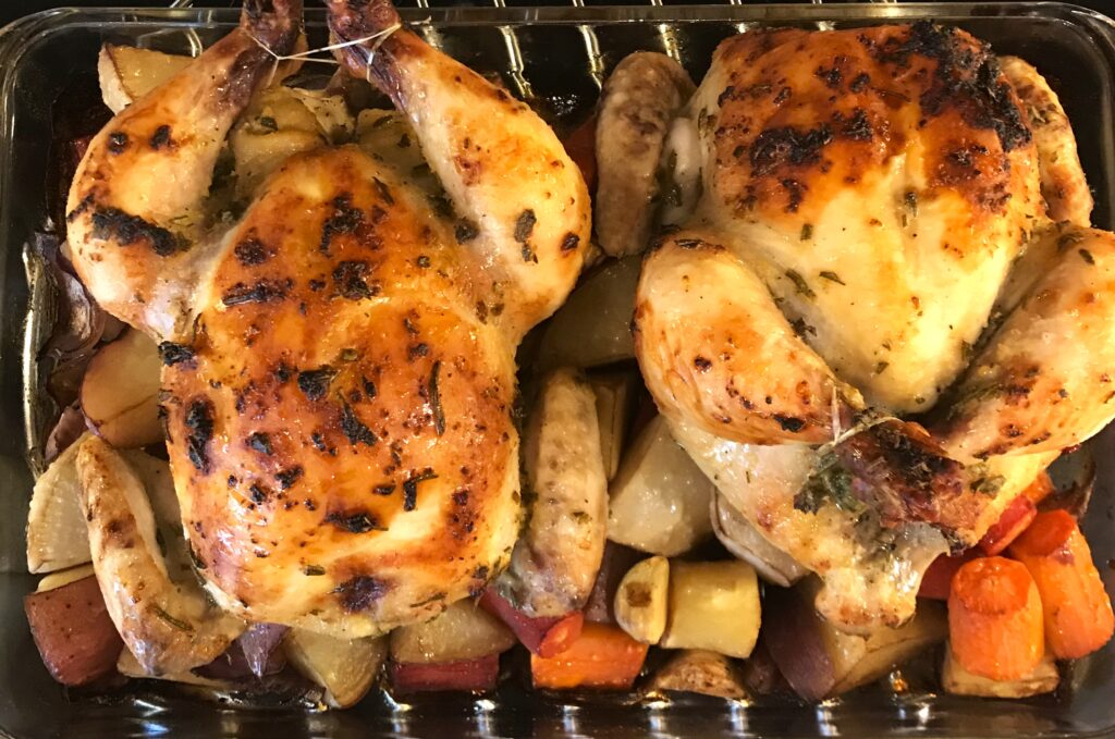 Roasted Cornish Game Hens
