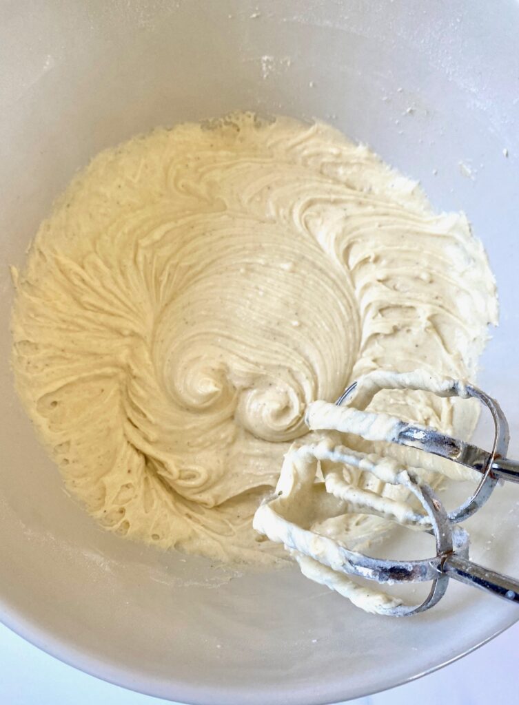 creamed butter sugar