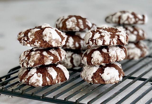 Stacked Crinkle Cookies