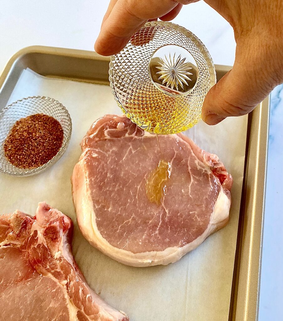 evo on pork chops