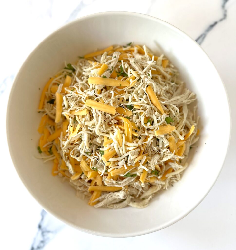 Green Enchiladas filling