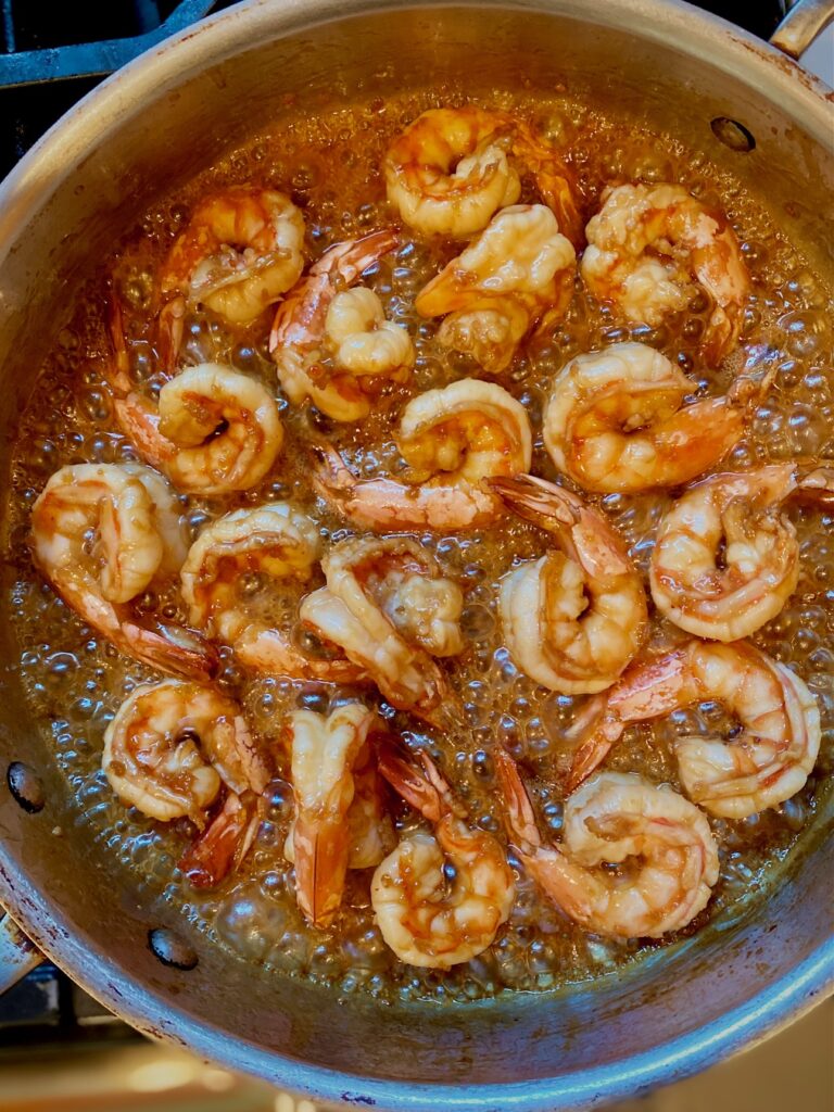 shrimp in garlic honey sauce