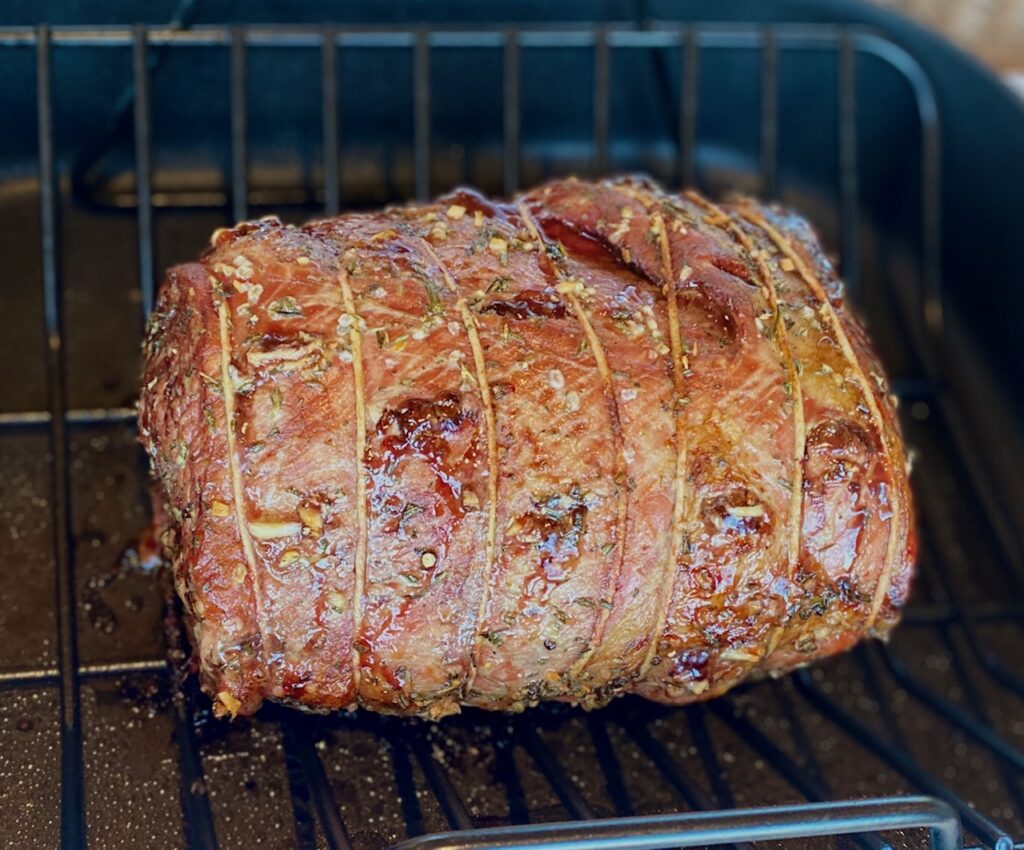 cooked roast beef