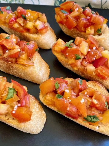 Traditional Tomato Bruschetta