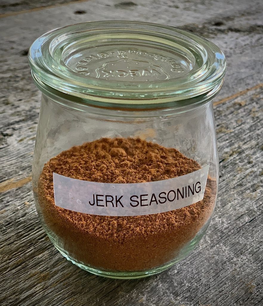 Homemade Jerk Seasoning Mix in a Jar