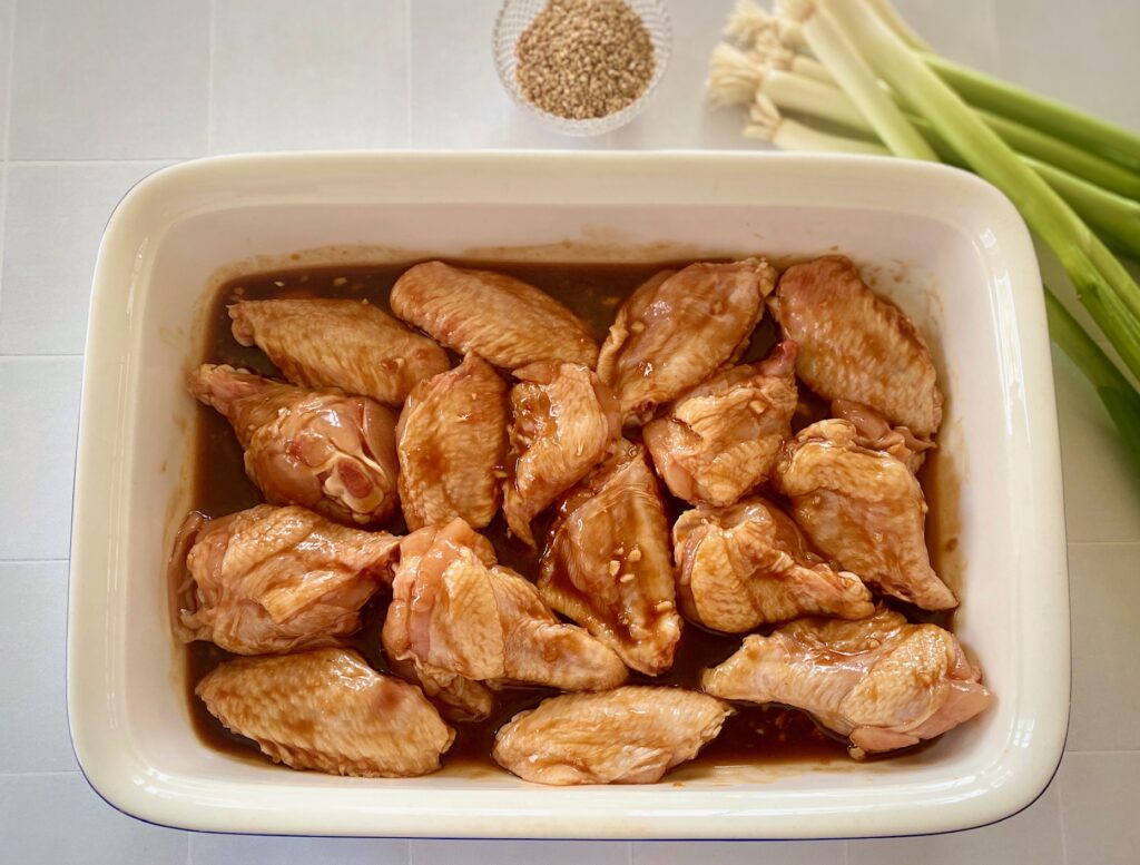 marinating asian wings
