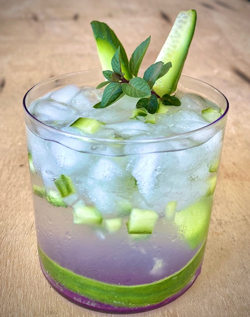 Mint Cucumber Vodka cocktail