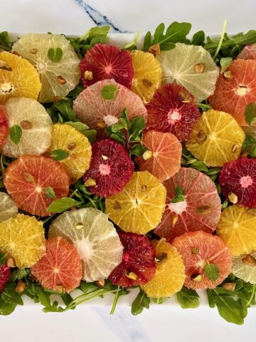 Overhead Citrus Salad