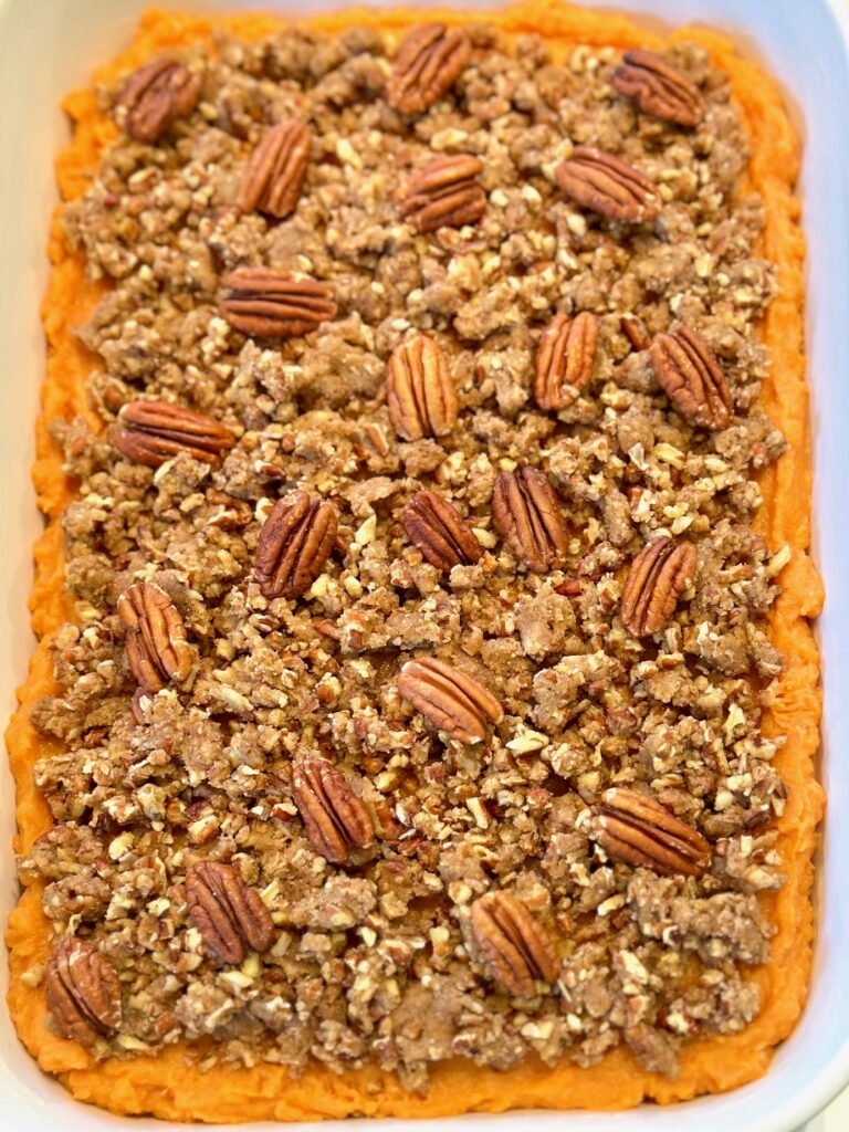 Ready to cook Sweet potato casserole