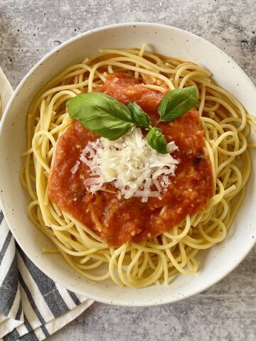 Pasta with Marinara