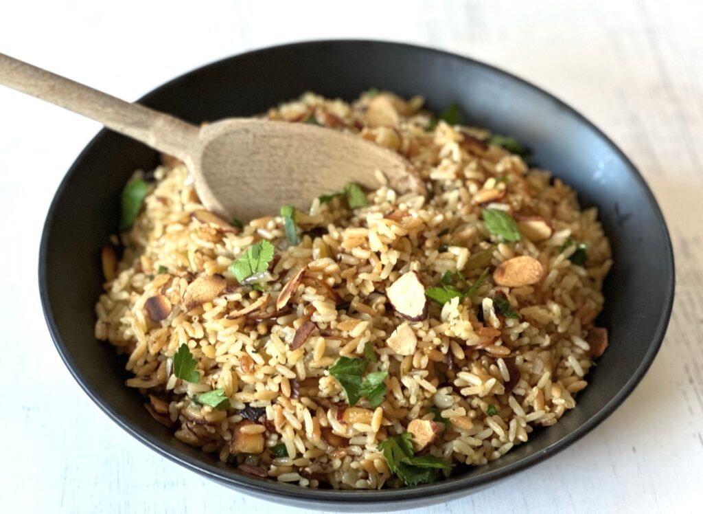 Pilaf ready to serve
