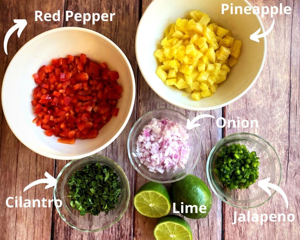 Pineapple Salsa Ingredients