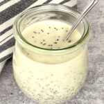 jar of poppy seed dressing