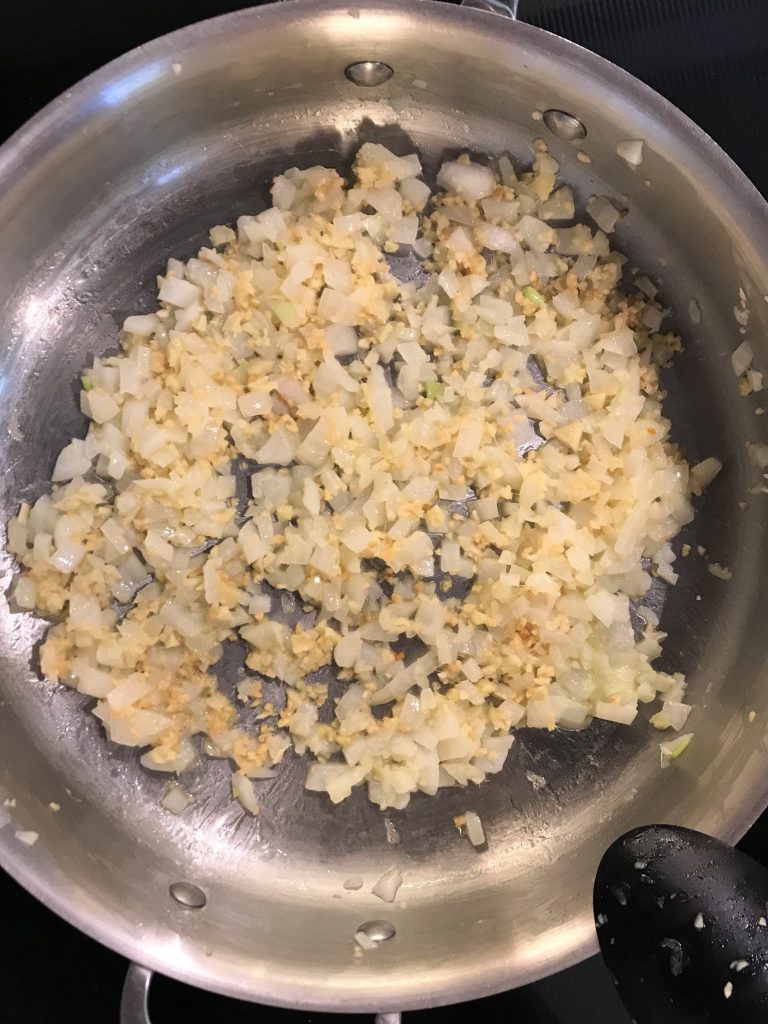 Sauté Onions and Garlic