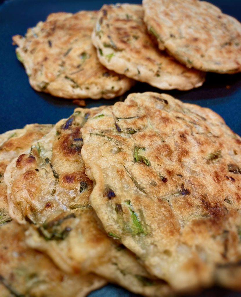 Korean Scallion pancakes