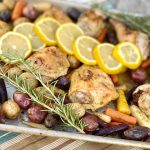 Sheet Pan Lemon Chicken with Potatoes and Carrots