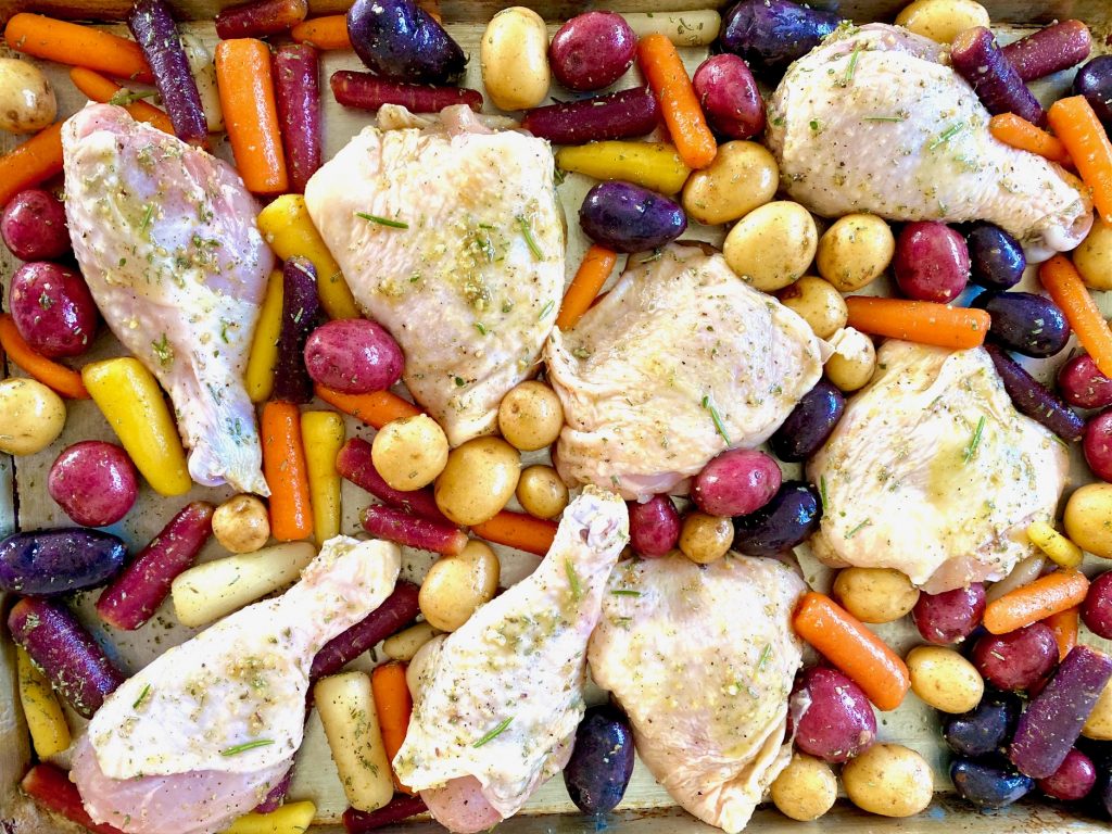 sheet chicken pre bake