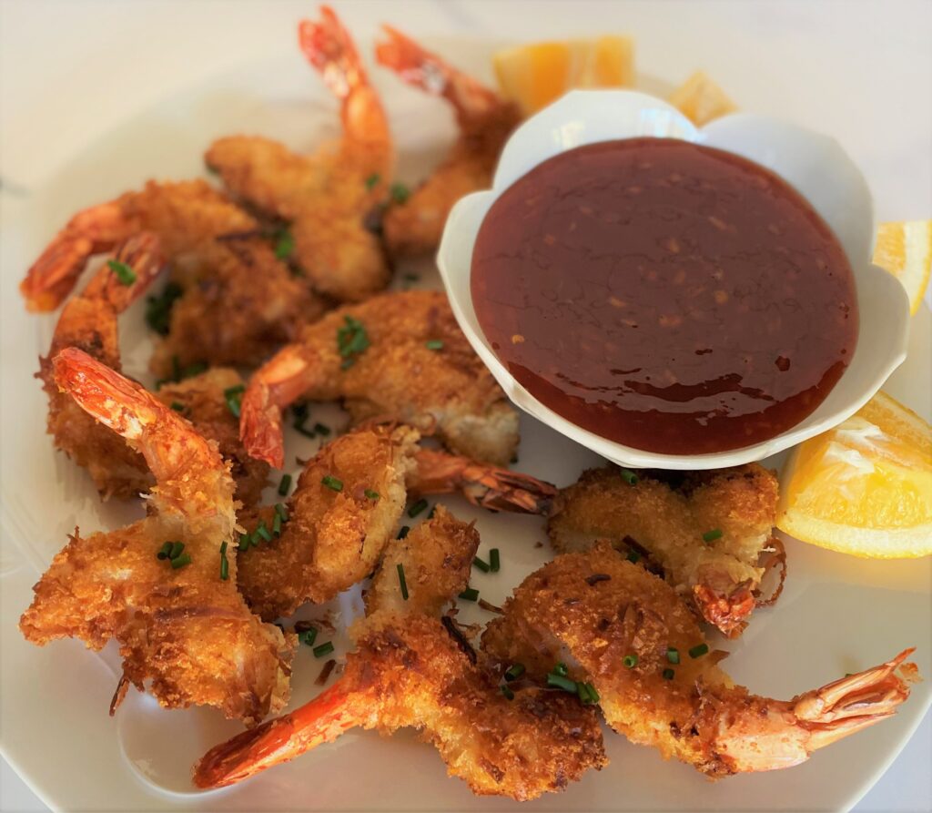 Cooked Shrimp with Panko