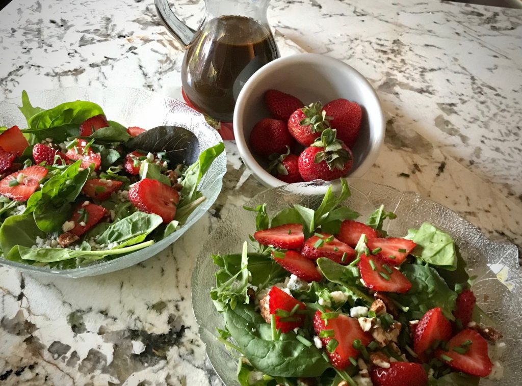 Strawberry Pecan Salads