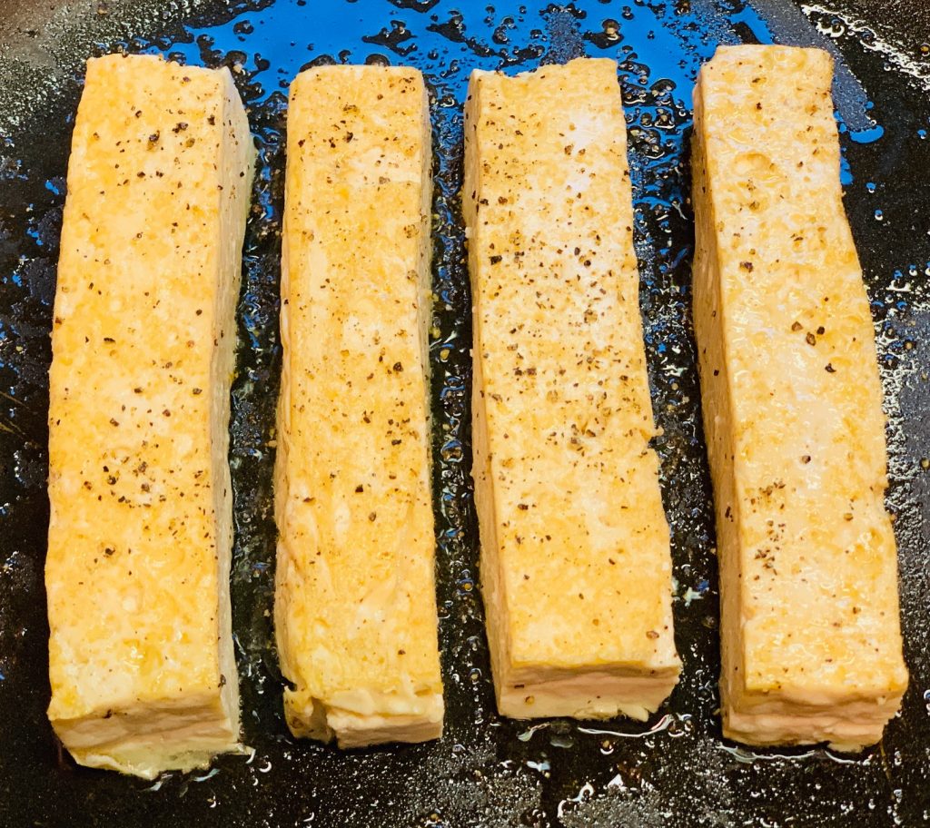 Seared tofu