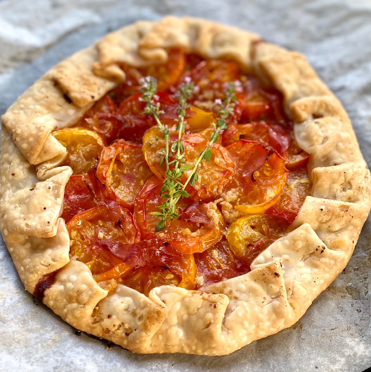 Heirloom Tomato Galette