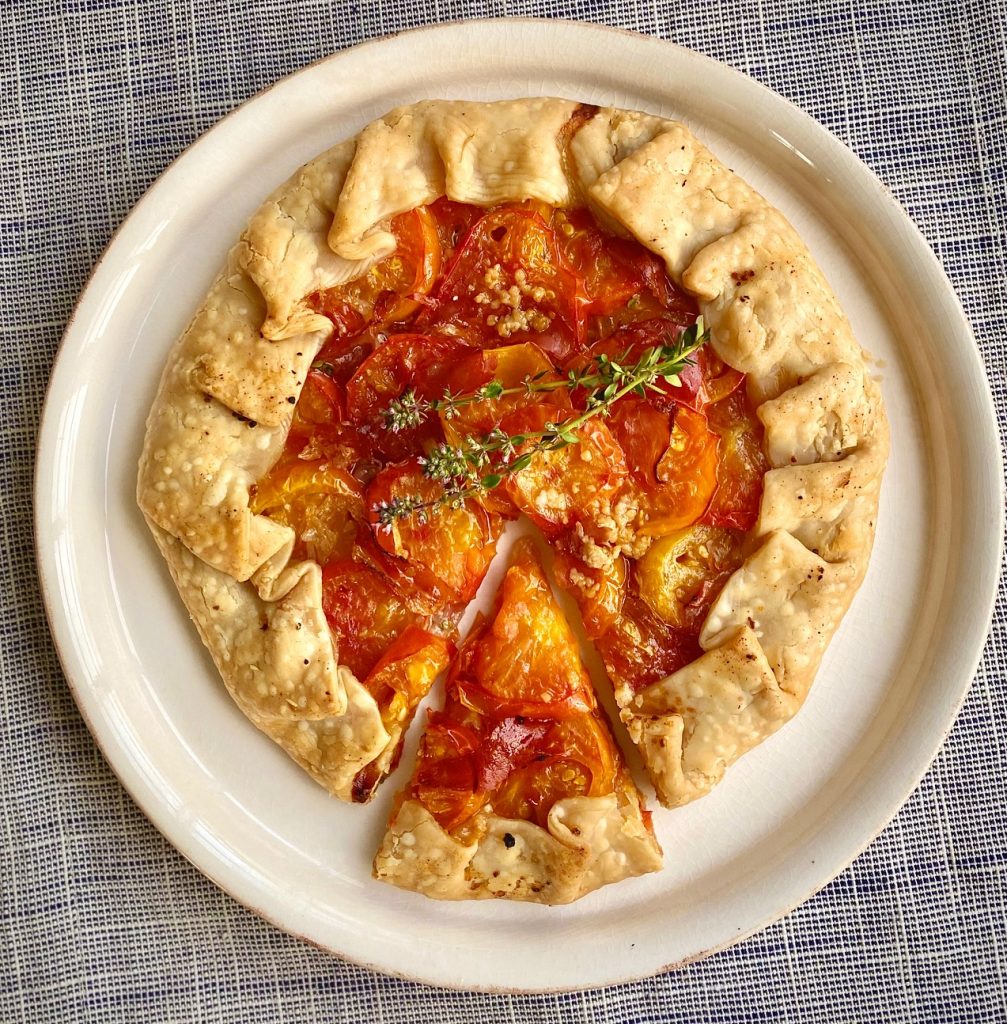 Easy Heirloom Tomato Galette