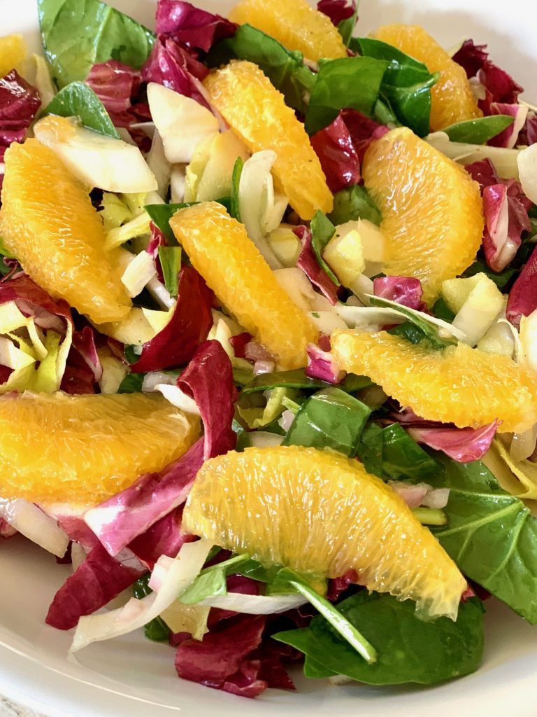 Tricolore Salad up close